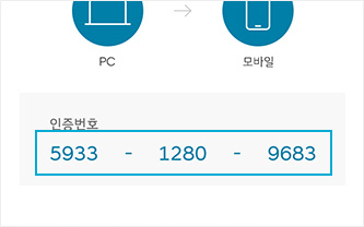 인증번호 13자리 발급 이미지
